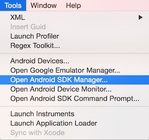 app does not show up on android emulator xamarin mac